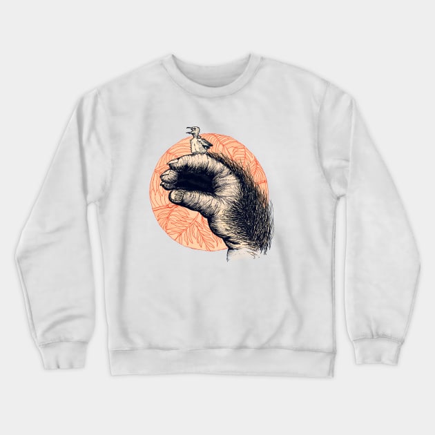 Harmony in the wild Crewneck Sweatshirt by romulofq